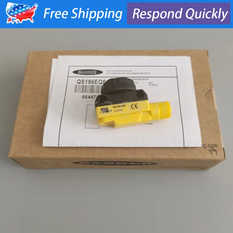 Фотоэлектрический датчик Banner, 66447, QS186EQ8, Photoelectric Sensor Switch