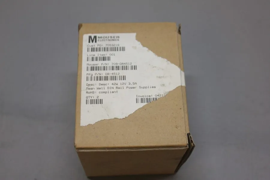 Блок питания Mean Well DR-4512 DIN Rail Power Supply 12V DC 3.5A 42W