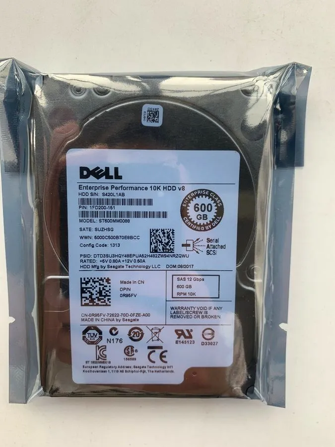 Жёсткий диск Dell R95FV 0R95FV 600GB 10K 12Gb/s 2.5" SAS HDD Hard Drive ST600MM0