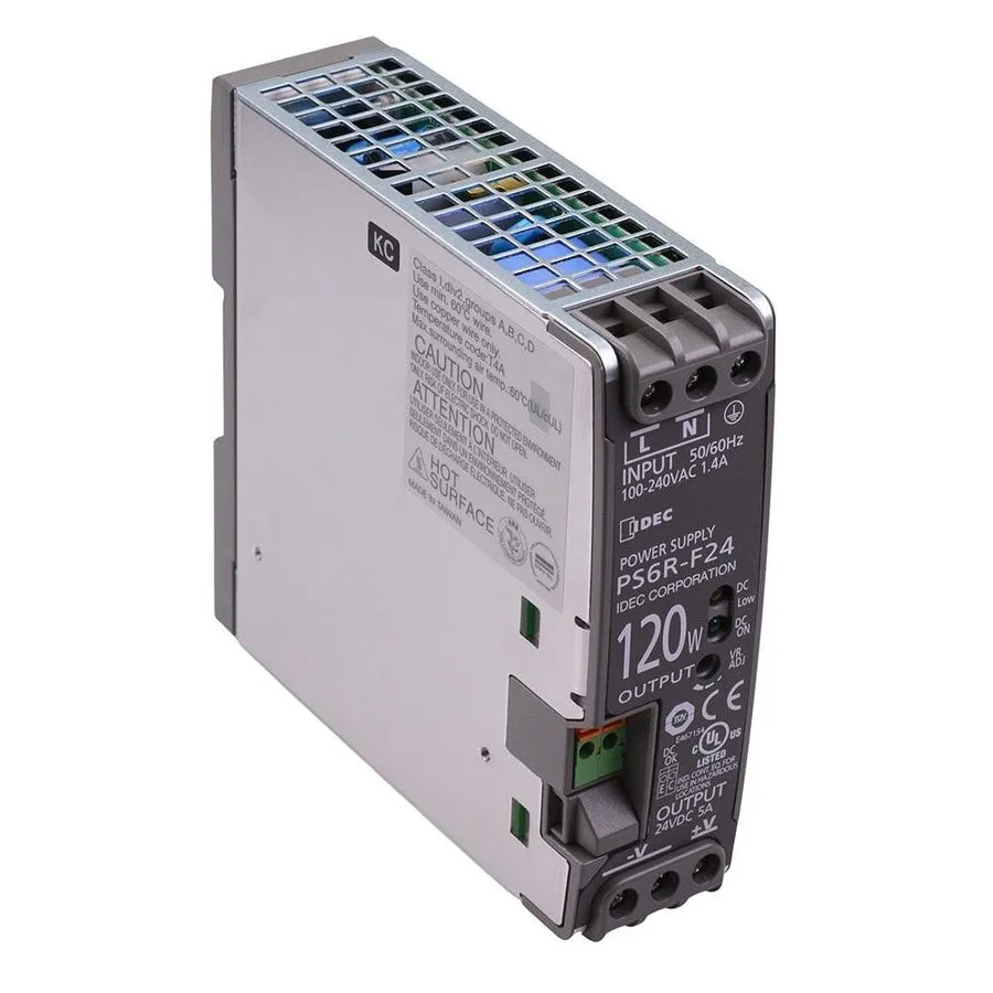 Блок питания IDEC PS6R-F24 Switching Power Supply 120W 24VDC 5A DIN Rail