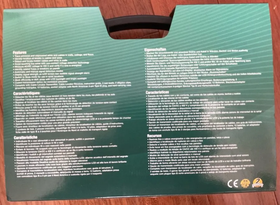 Трассоискатель EXTECH CLT600 Cable Locator and Tracer Kit