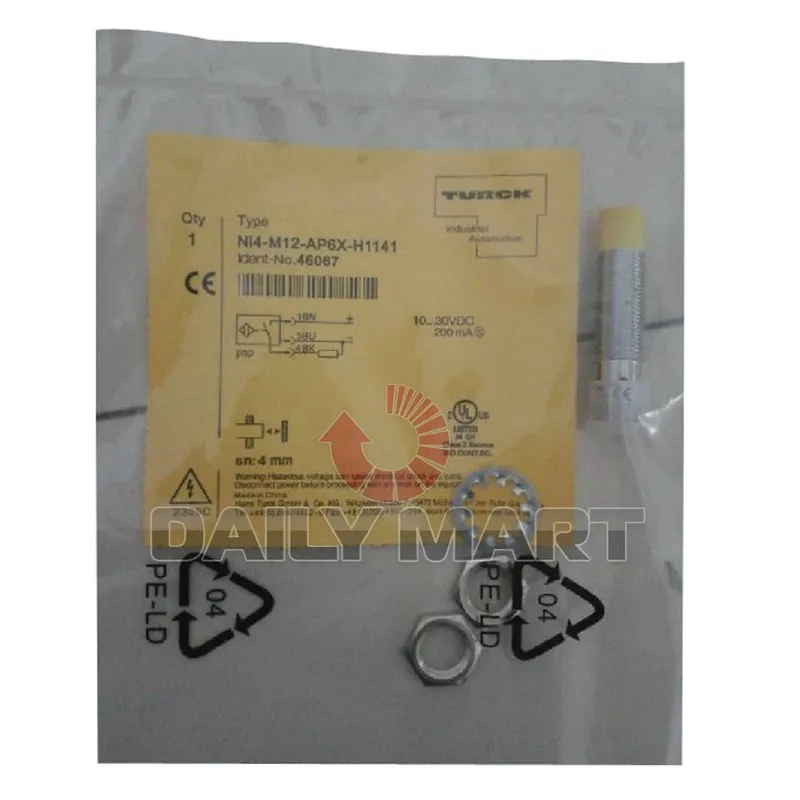 Датчик приближения TURCK NI4-M12E-AP6X-H1141 PROXIMITY SENSOR
