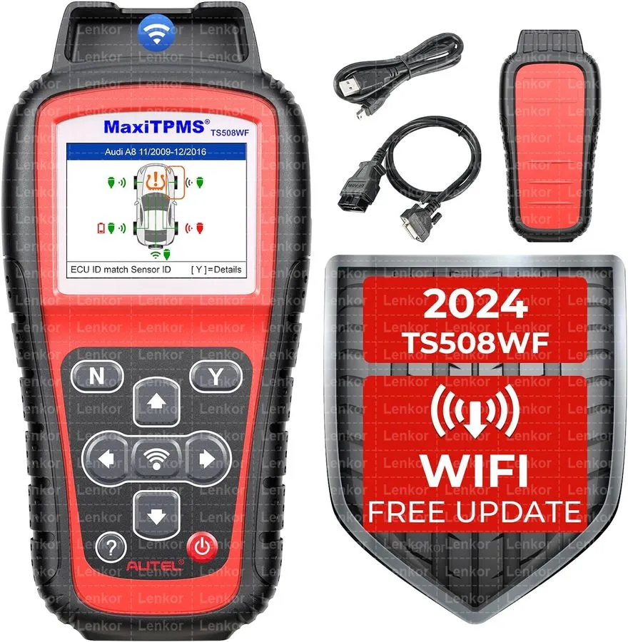 Диагностический сканер Autel MaxiTPMS TS508WF Kits TPMS Programming Scanner & TP