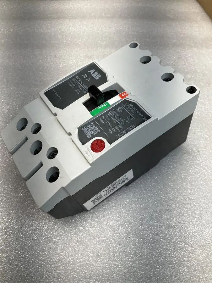 Автоматический выключатель GE TEYL3020B Molded Case Circuit Breaker 20A, 3-Phase
