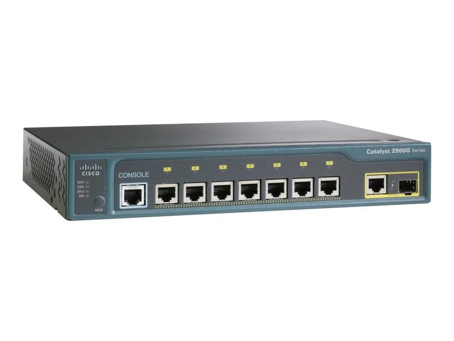 Коммутатор Cisco 2960 8 Port Gigabit Switch, WS-C2960G-8TC-L Lifetime