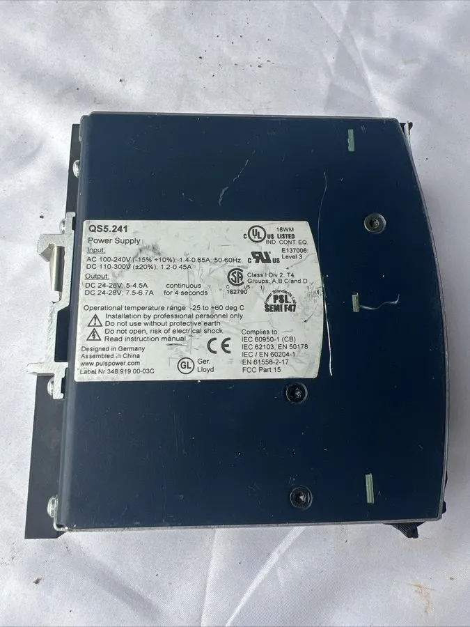 Блок питания PULS Dimension QS5.DNET DIN Rail Power Supply 24VDC 3.8A 92W Device