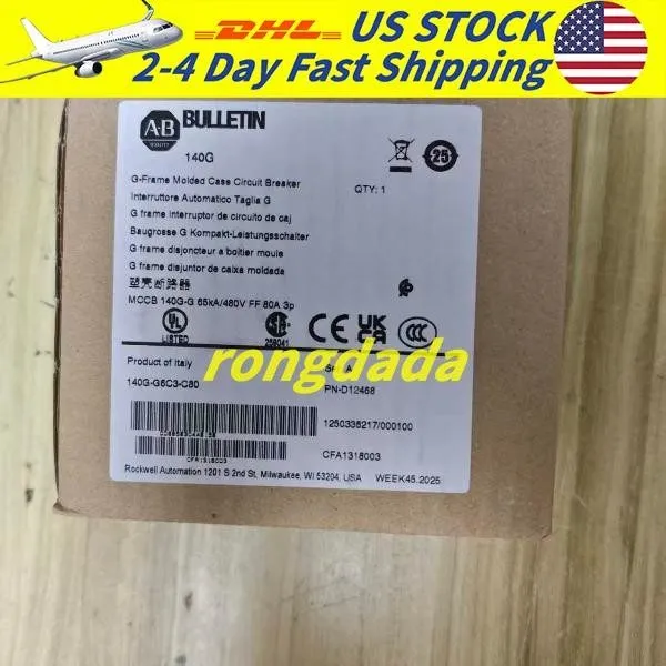 Автоматический выключатель 140G-G6C3-C80 ALLEN BRADLEY Circuit Breaker 80A 3-Pol
