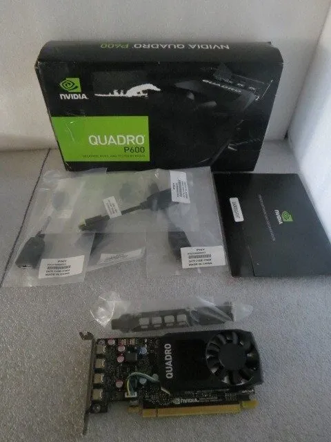 GPU-ускоритель VCQP600-PB PNY Nvidia Quadro P600 2GB GDDR5 128-Bi Condition