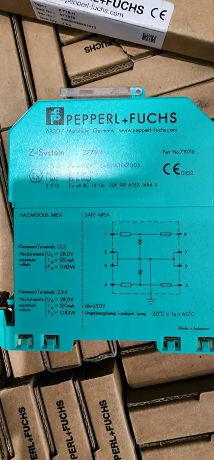 Датчик Pepperl+Fuchs Z779.H.F Two Channel Zener Barrier with replaceable fuses