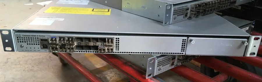 Коммутатор Cisco WS-C4500X-F-16SFP+ Switch — фото лота 1
