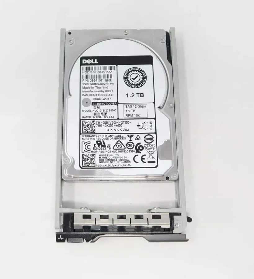 Сервер Dell 00KV02 1.2TB 10K SAS 2.5" 12G Server Hard Drive — фото лота 1