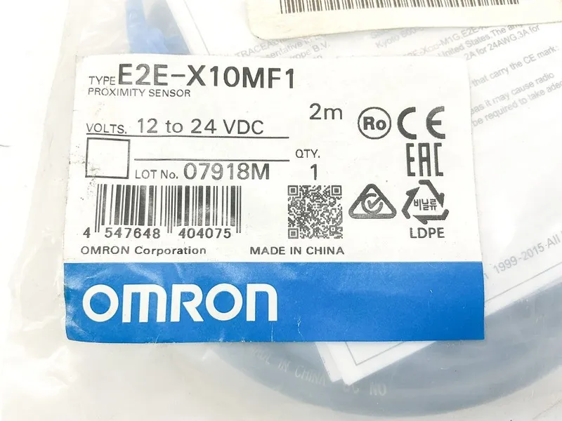 Датчик приближения Omron E2E-X10MF1 Proximity Sensor, 12-24VDC, 08705