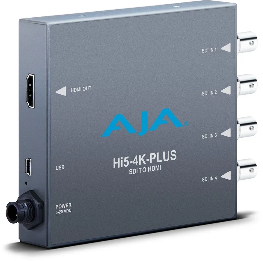 Видеооборудование Aja Hi5-4K-Plus Pristine 3G-SDI to HDMI 2.0 Conversion