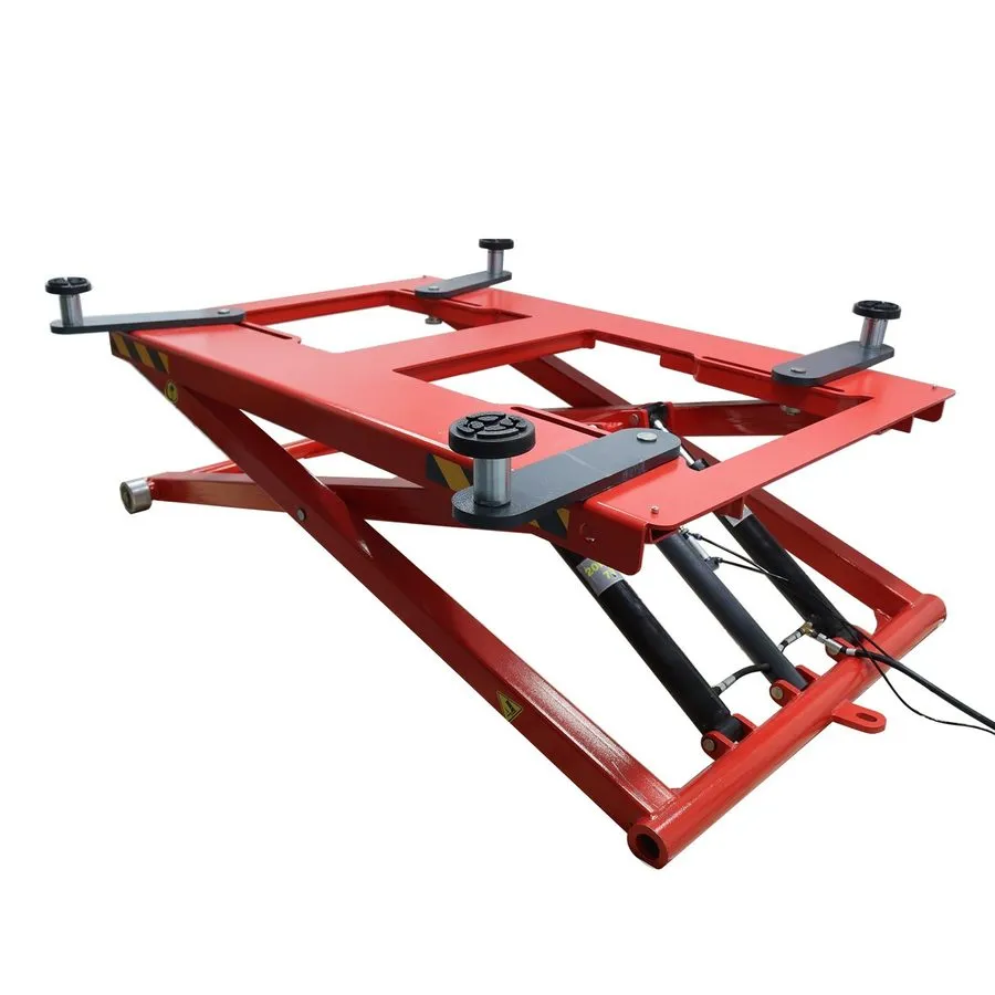 Автоподъёмник Small Mobile Scissor Car Lift 220V 6000lbs/2800kg Load Auto Mainte — фото лота 2
