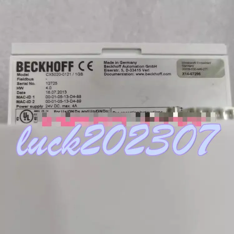 1PC BECKHOFF CX5020-0121 1GB
