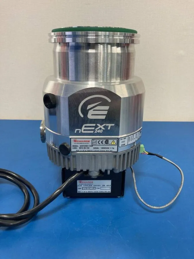 Насос Edwards nEXT240D 160W Turbomolecular Vacuum Pump w/Air Cooler & Extras
