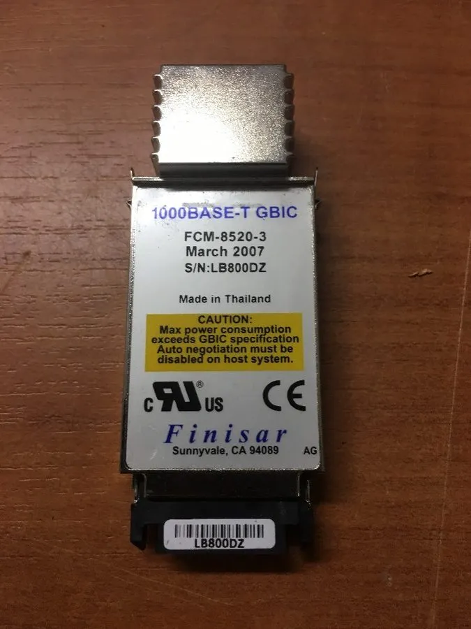 Трансивер FINISAR FCM-8520-3 1000 BASE-T GBIC TRANSCEIVER T81035