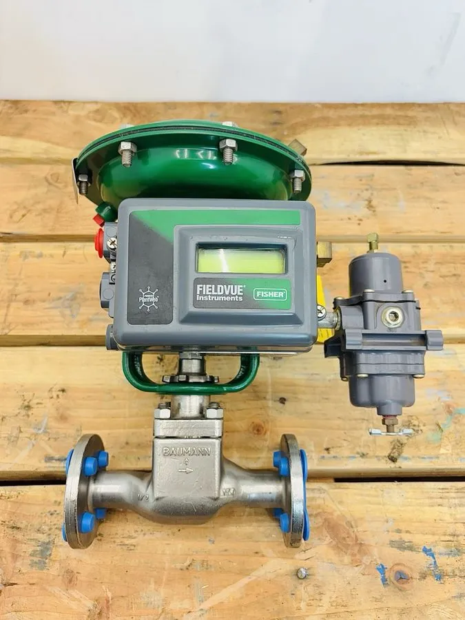 Клапан BAUMANN ACTUATOR CONTROL VALVE 2" 150 W/ FISHER CONTROLS DVC2000