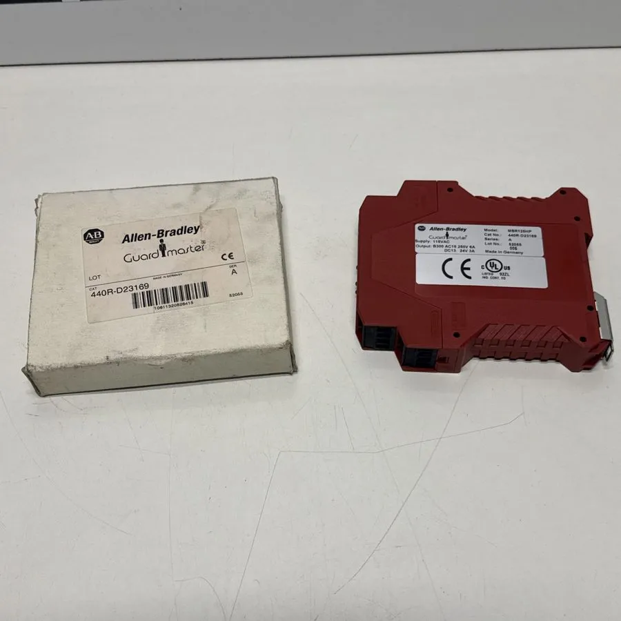 Реле безопасности ALLEN-BRADLEY 440R-D23169 MSR125HP SAFETY RELAY 115VAC 2NO