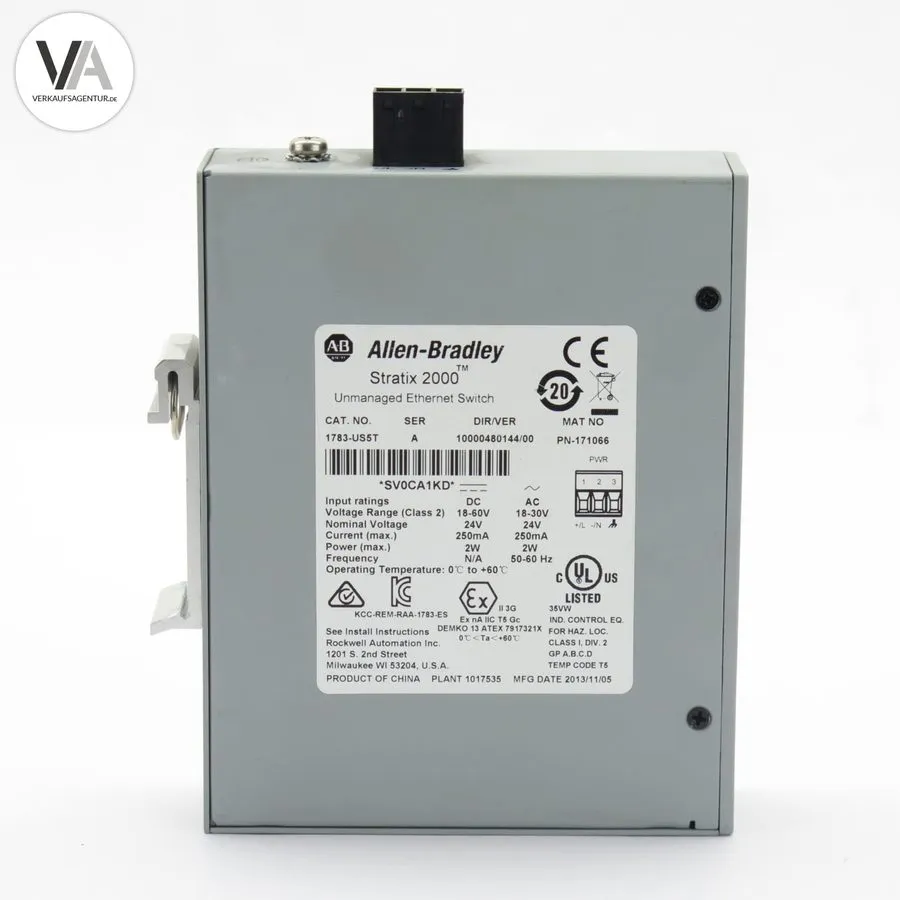 Коммутатор Allen-Bradley 1783-US5T SER A Stratix 2000 Ethernet Switch 5 Pt