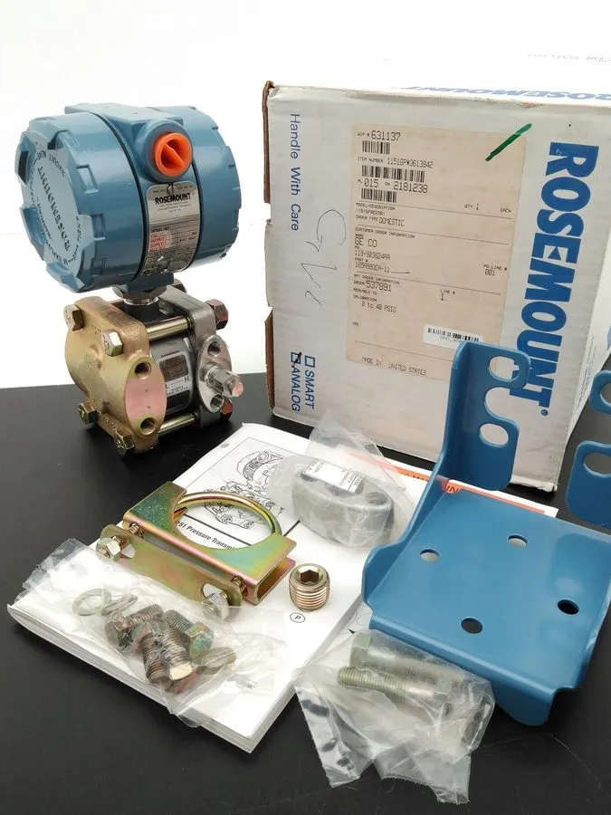 Датчик давления EMERSON ROSEMOUNT 1151 0-100PSI PRESSURE TRANSMITTER 1151GP6E22B