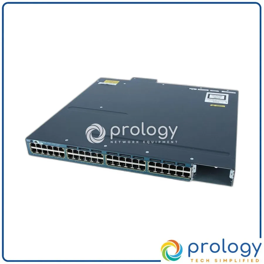 Коммутатор Cisco WS-C3560X-48PF-L Ethernet PoE+ ports w/ 1100W AC P/S