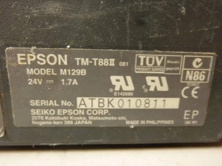 Принтер чеков для Parts Epson TM-T88II M129B Receipt Printer