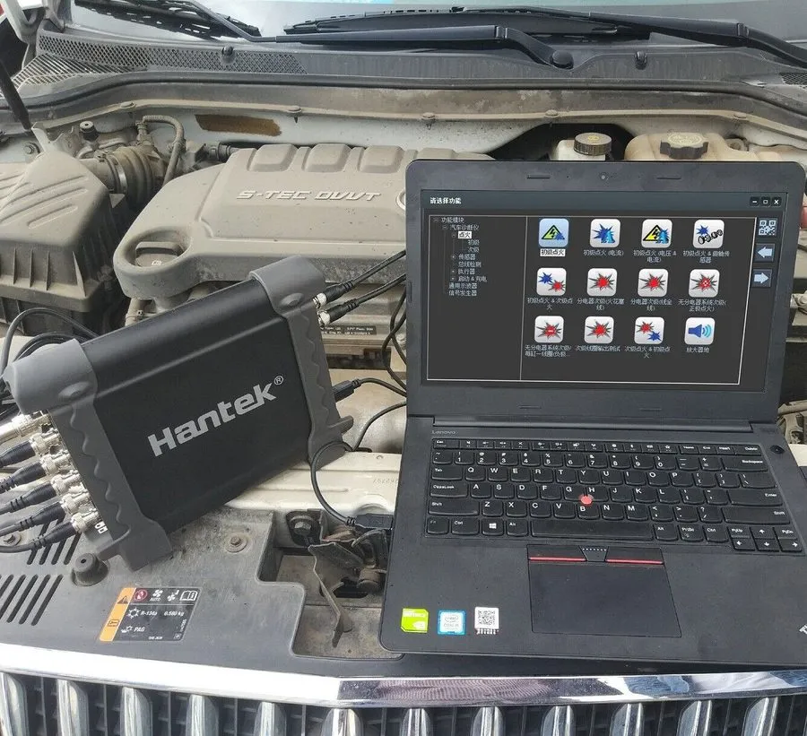 Осциллограф Hantek 1008C Automotive Diagnostic PC Oscilloscope Program Generator — фото лота 2