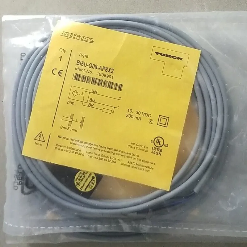 Датчик приближения Replace TURCK BI5U-Q08-AP6X2 Proximity Sensor 10-30VDC