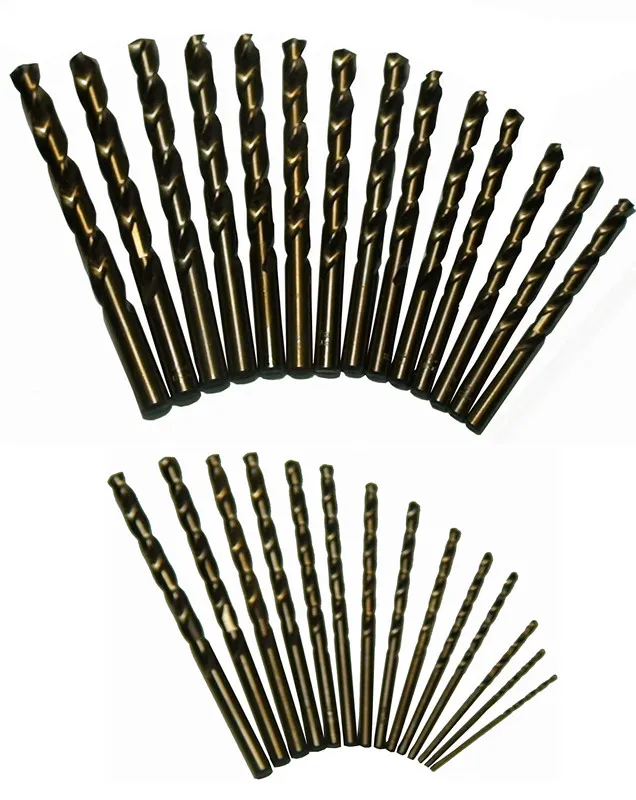 Режущий инструмент Drill America DWD29J-CO-PC M35 Cobalt Drill Bit Set in Round 