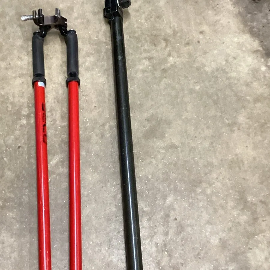 Отражатель Top on Carbon Fiber Robotic Prism Pole Pn60218 With Seco Thumb Releas — фото лота 2