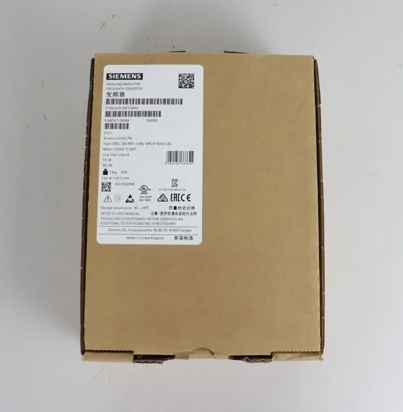 Привод Siemens 6SL3210-1KE11-8AF2 G120C RATED POWER 0,55KW