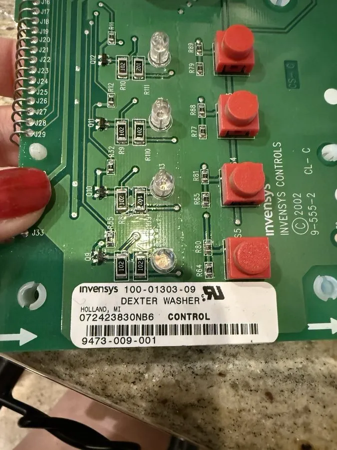 Прачечное оборудование Washer Coin Control Board для Dexter P/N: 9473-009-001 — фото лота 1