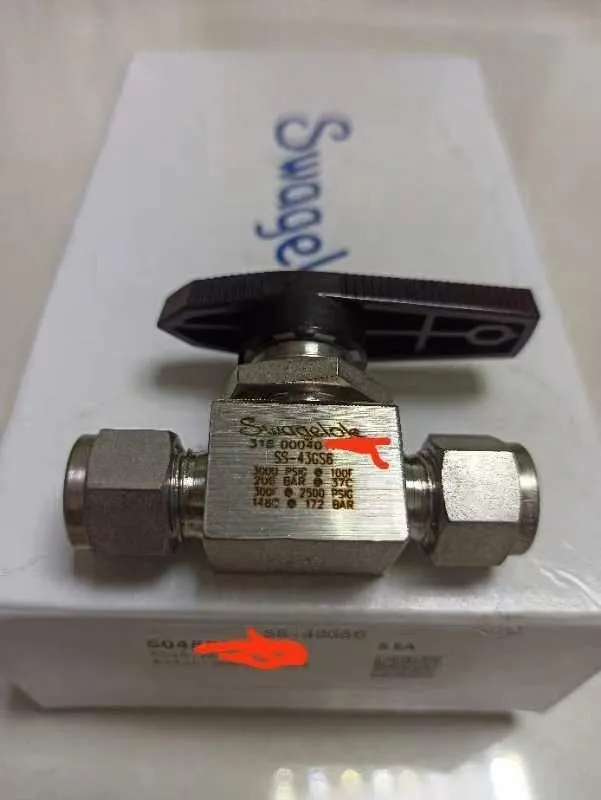 Клапан Swagelok SS-43GS6 3/8" ball valve