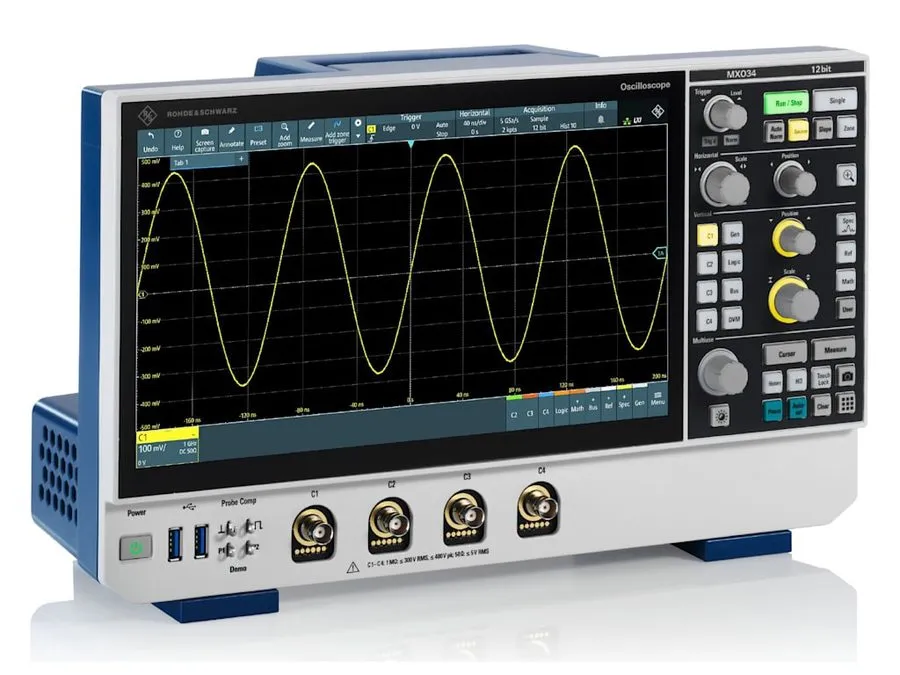 Осциллограф Rohde & Schwarz MXO34-1PK Digital Oscilloscope (4 Channels / 100 MHz — фото лота 1