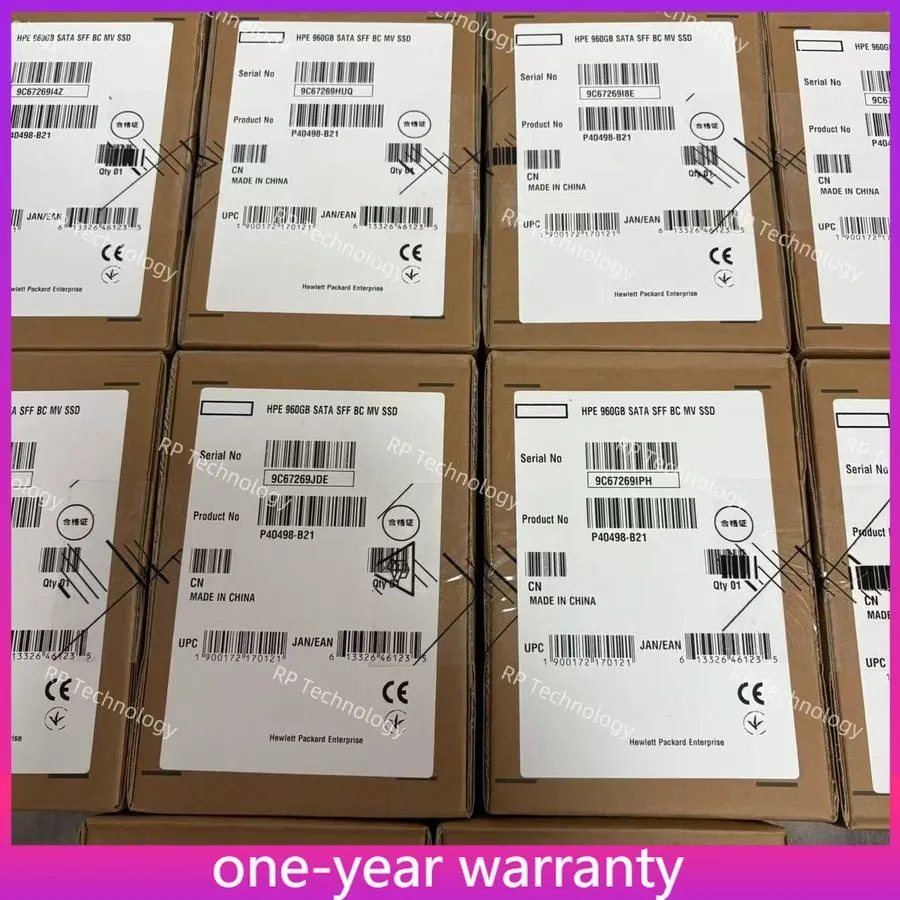 Жёсткий диск HPE 960GB P40498-B21 P41523-001 SATA 6Gb/s 2.5" SFF Gen10 Plus Soli