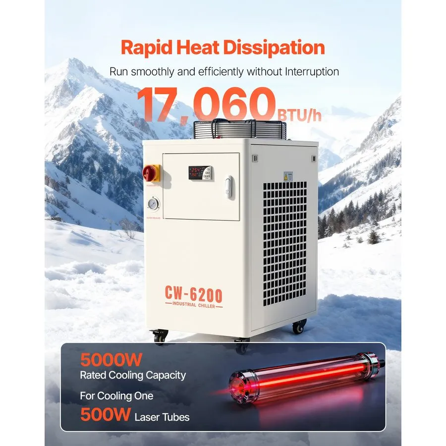 Компрессор Uimoso Industrial Water Chiller 17060 BTU/h Cooling System ,Compresso