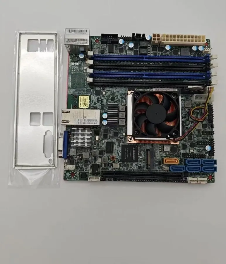 Материнская плата X10SDV-16C-TLN2F ITX DDR4 128GB XEON D1581 NAS Server Motherbo