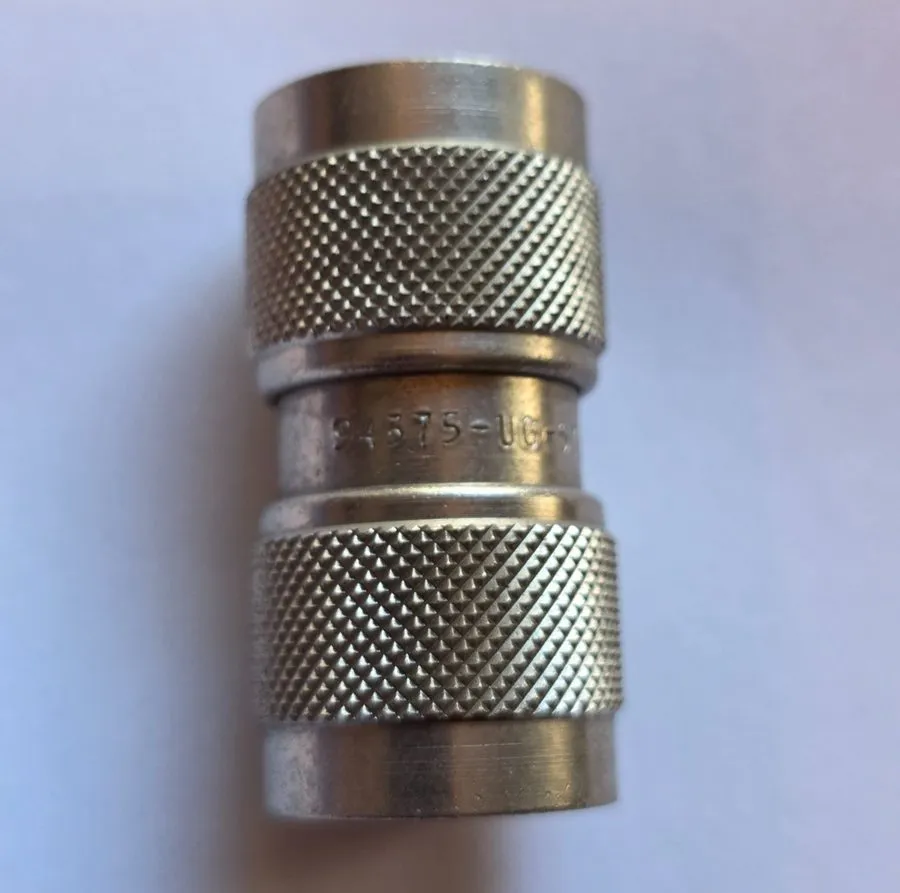 Разъём AMPHENOL RF CONNECTOR 94375-UG-57B/U, N-Type Plug to N-Type Plug Adapter — фото лота 1