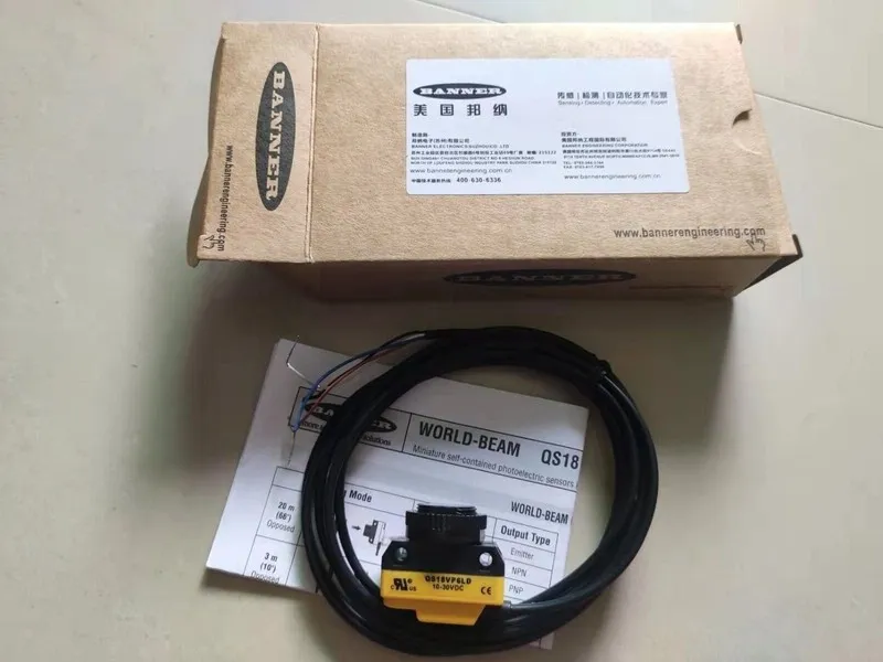 Фотоэлектрический датчик Banner QS18VP6LD PHOTOELECTRIC SENSOR