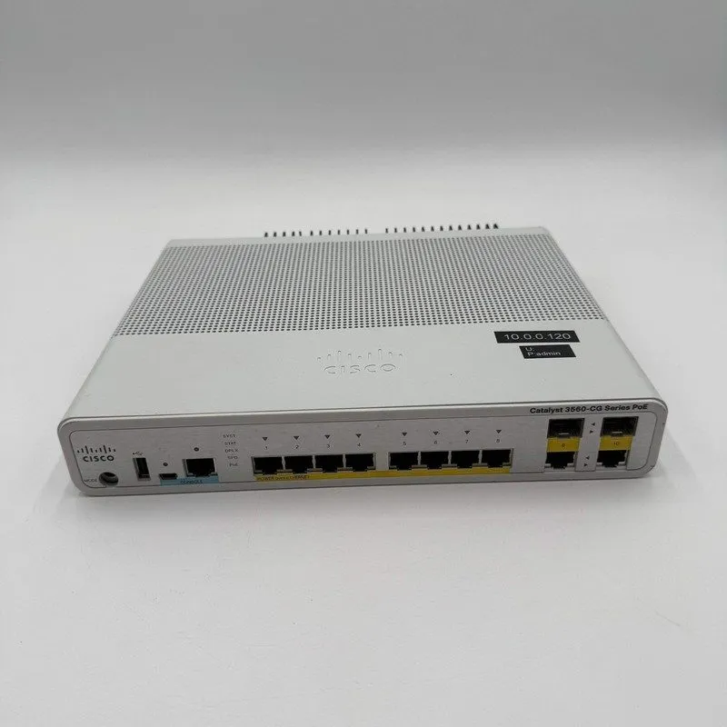 Коммутатор Cisco Catalyst 3560-CG Series PoE 8 port Ethernet Switch