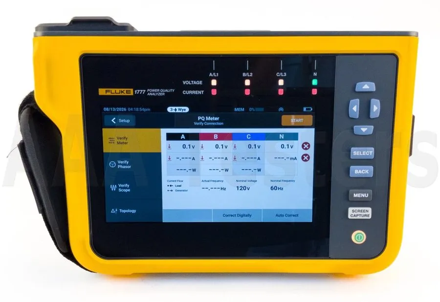 Анализатор FLUKE 1777 POWER QUALITY ANALYZER CALIBRATED 2027