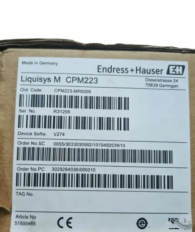 Датчик давления ones Endress+Hauser Pressure Transmitter CPM223-MR0005