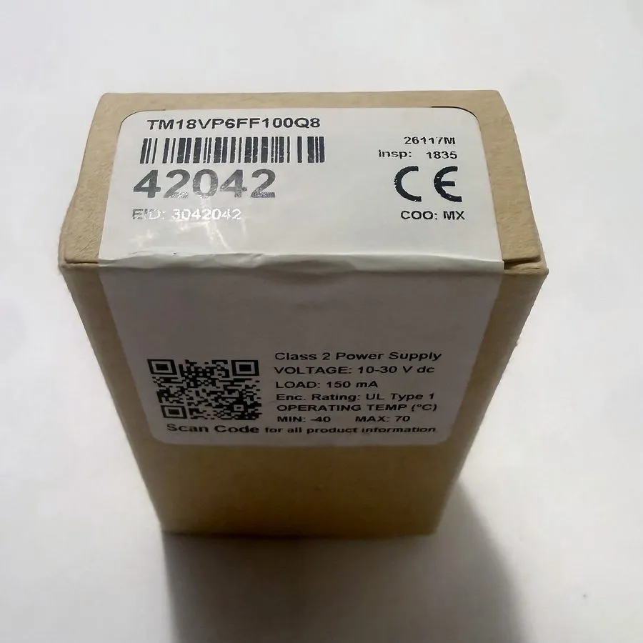 Фотоэлектрический датчик BANNER ENGINEERING TM18VP6FF100Q8 Photoelectric Sensor,