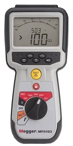 Тестер Megger MIT410/2 Insulation Resistance Tester shipping