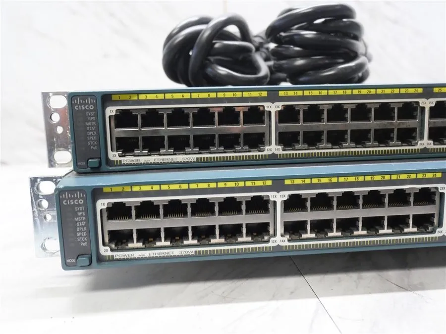 Коммутатор Cisco Catalyst 2960-S 48 port Gigabit Switch PoE+ 370W WS-C2960S-48LP