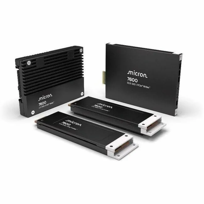 SSD-накопитель Micron MTFDLBQ3T2THS-1BP1DFCYYR 3.2TB E3.S PCIe 5.0 Internal NVMe — фото лота 1