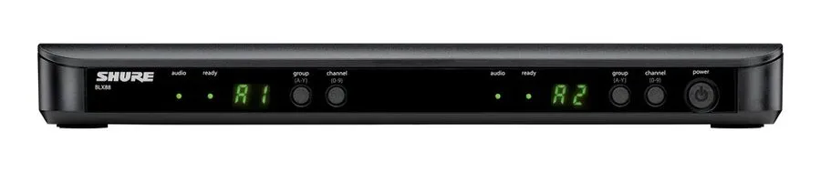 Радиосистема Shure BLX188/CVL-H10 Dual-Channel Wireless Microphone System w/2Bod — фото лота 1