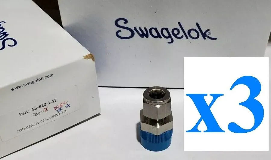 Разъём 1 Swagelok Stainless Connector Fitting, 1/2" Tube x 3/4" MNPT, SS-810-1-1