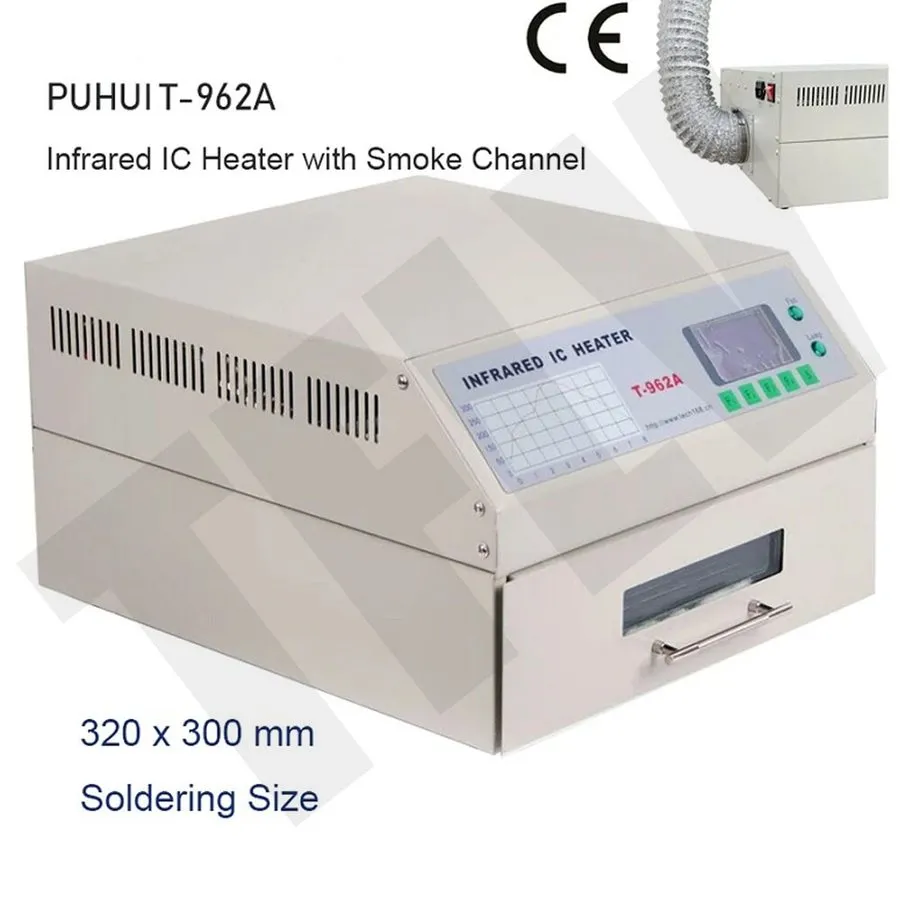 Паяльное оборудование T-962A Desktop Reflow Oven Infrared IC Heater Soldering Ma
